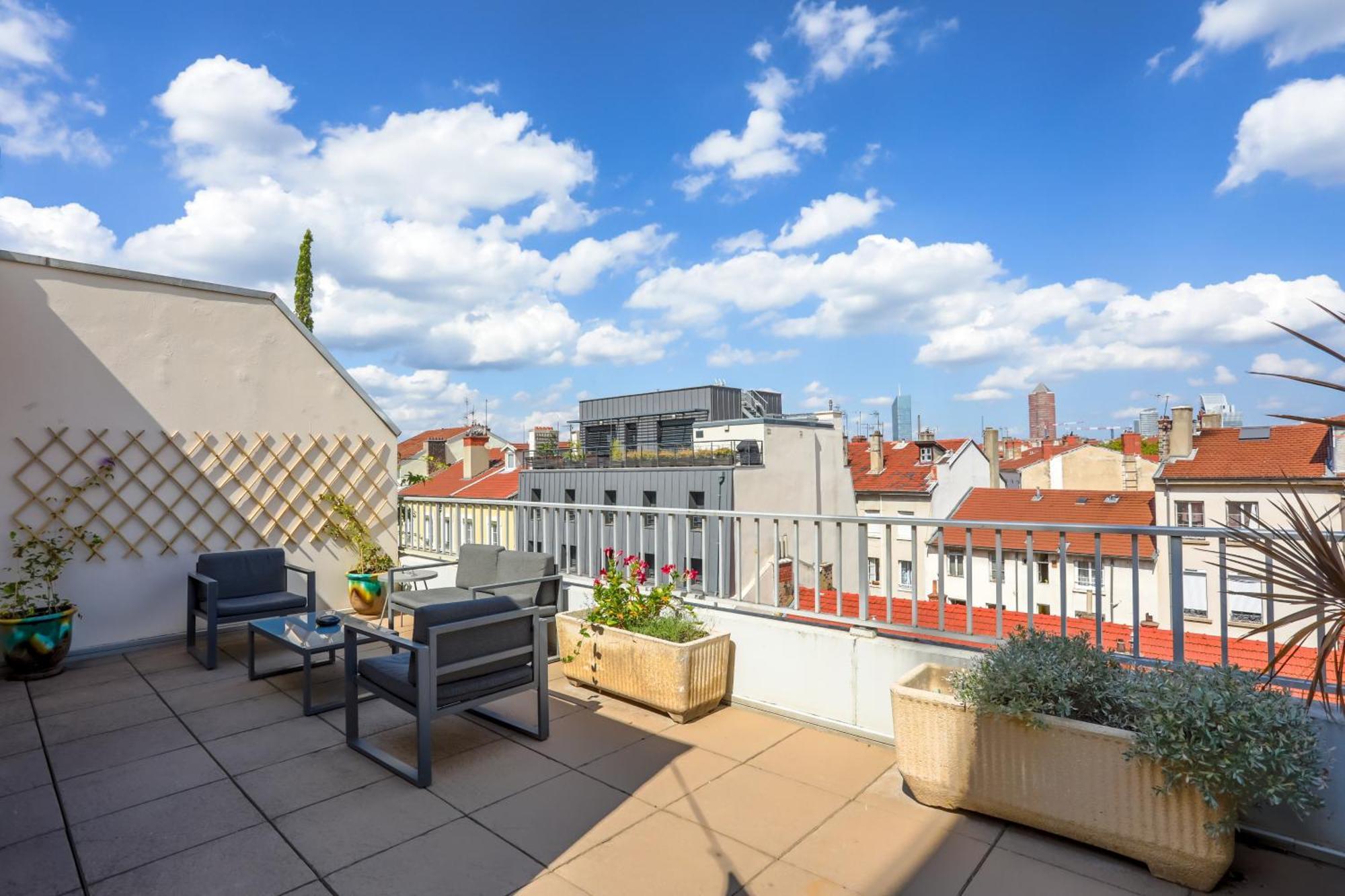 Lyon Premium - 7E Ciel Rooftop Panoramique Exterior foto
