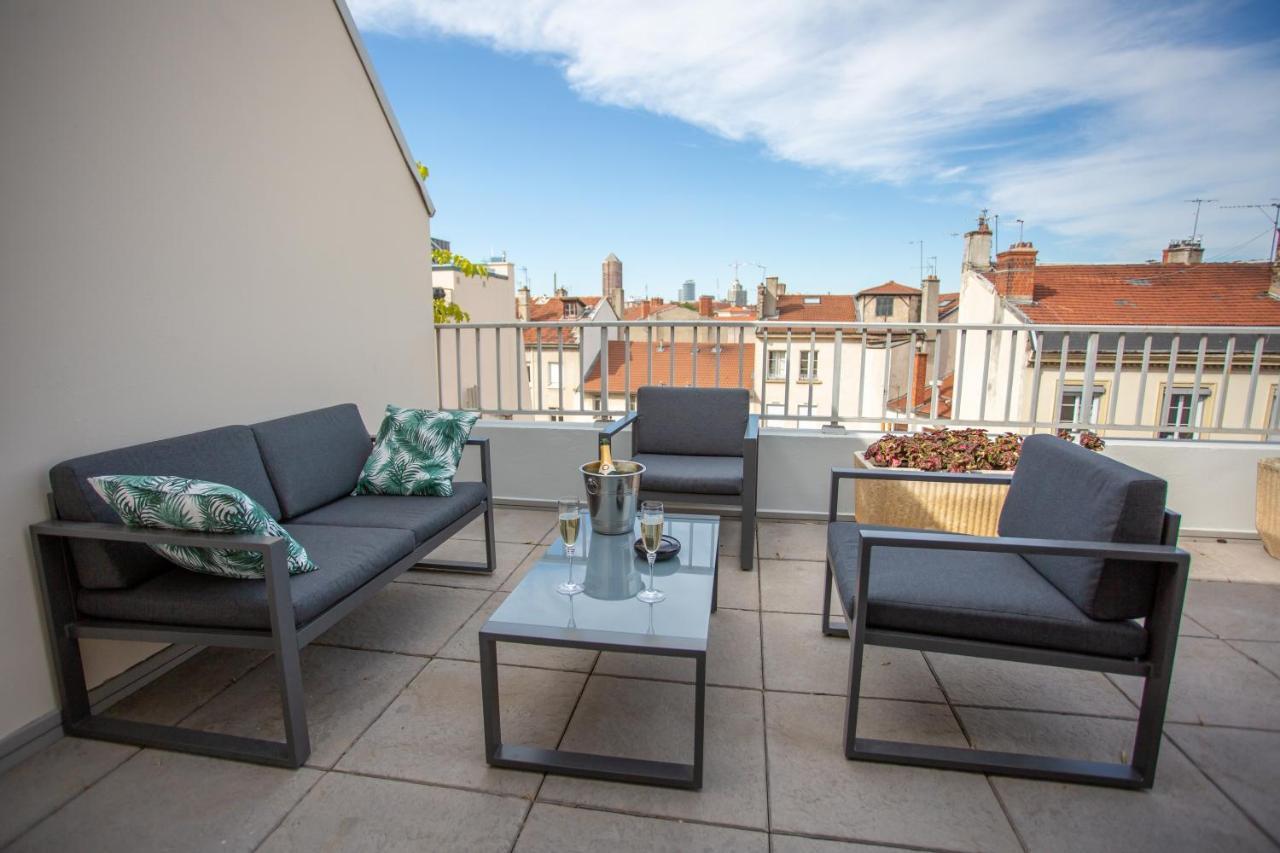 Lyon Premium - 7E Ciel Rooftop Panoramique Exterior foto